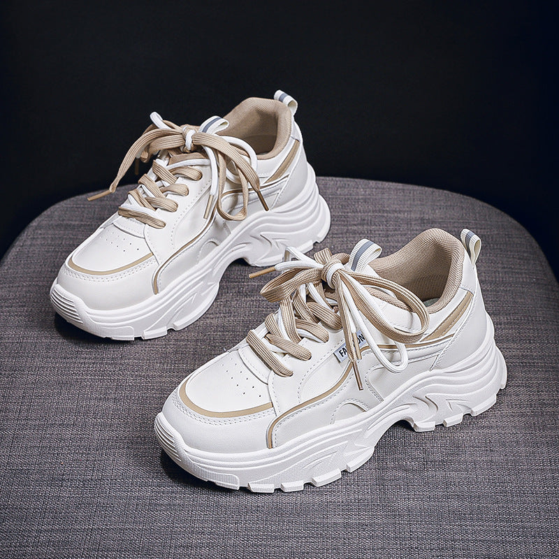 Damen Sportliche Chunky Sneakers mit atmungsaktiver Mesh-Oberfläche und starker Dämpfung R&B