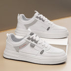 Damen Modische Freizeitsneakers mit atmungsaktivem Leder und dämpfender Sohle R&B