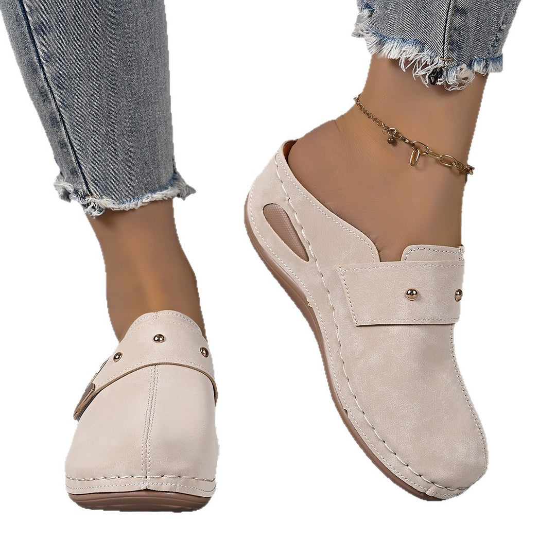 Damen bequeme und modische Clogs mit eleganten Akzenten R&B