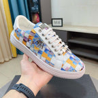 Damen Sneakers mit trendigem Krokodil-Leder-Design und modischem Akzent R&B