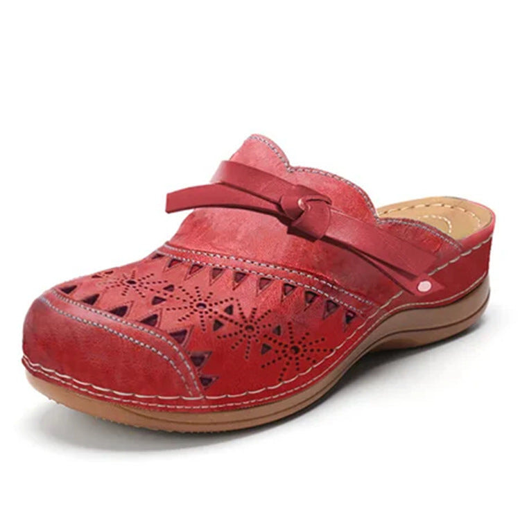 Damen Clogs mit durchbrochenem Obermaterial und komfortabler Fußbettgestaltung R&B