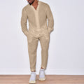 Herren Leinenanzug mit modernem Schnitt und lässigem Look