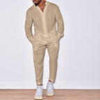 Herren Leinenanzug mit modernem Schnitt und lässigem Look