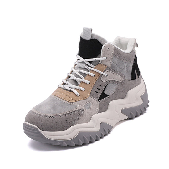 Damen Sportliche High-Top Sneakers mit wärmendem Innenfutter und rutschfester Sohle R&B