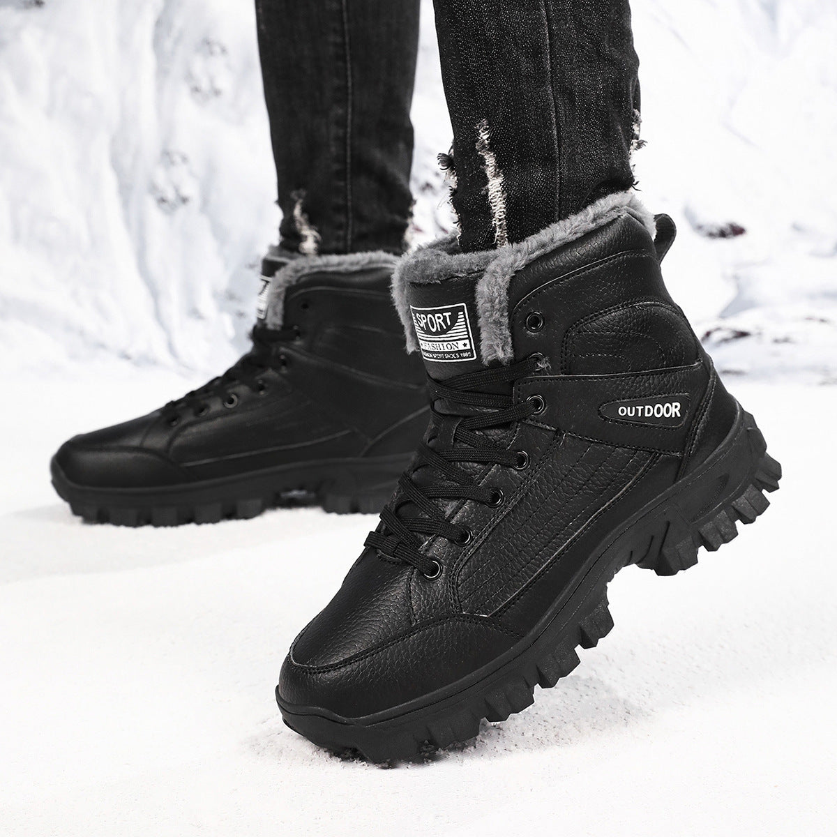 Damen Multifunktionale Winterstiefel mit isolierendem Innenfutter und rutschfester Sohle