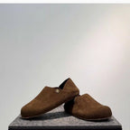 Damen Bequeme Clogs aus hochwertigem Wildleder