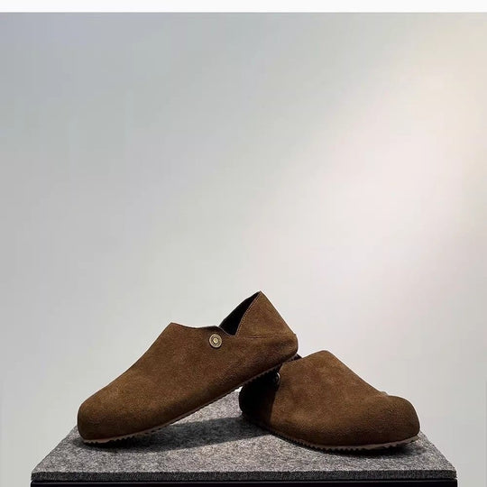 Damen Bequeme Clogs aus hochwertigem Wildleder R&B