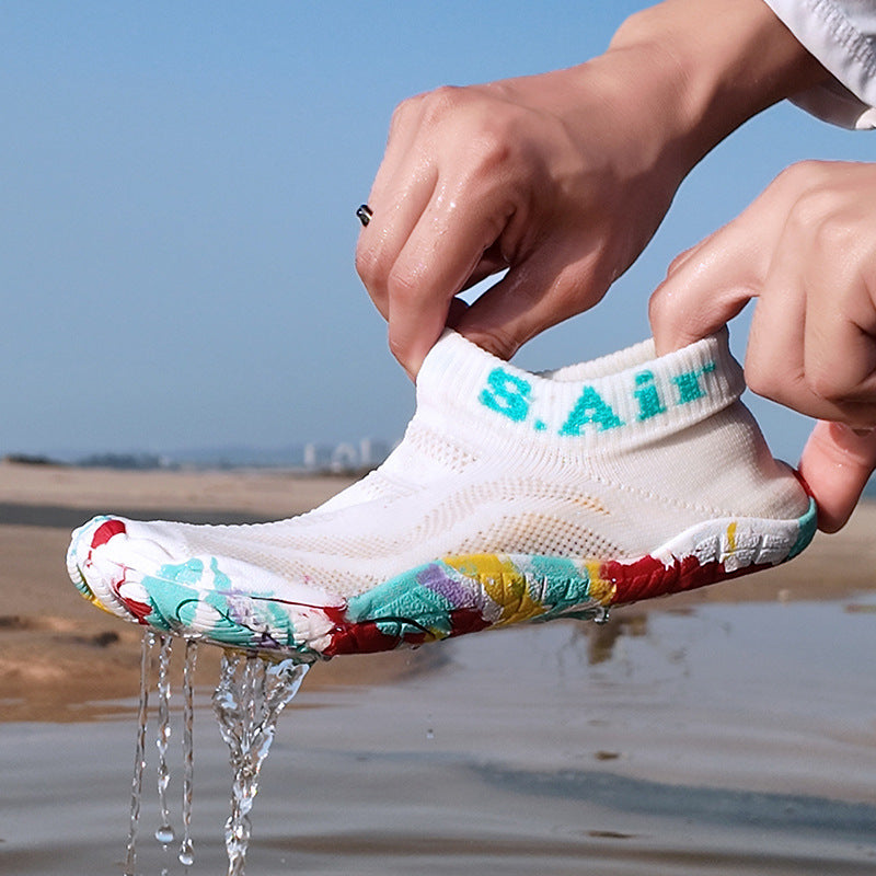 Damen Wassersportschuhe mit flexiblem Griff und rutschfester Sohle