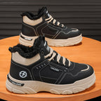 Damen gefütterte High-Top Sneakers mit rutschfester Sohle und elegantem Design R&B
