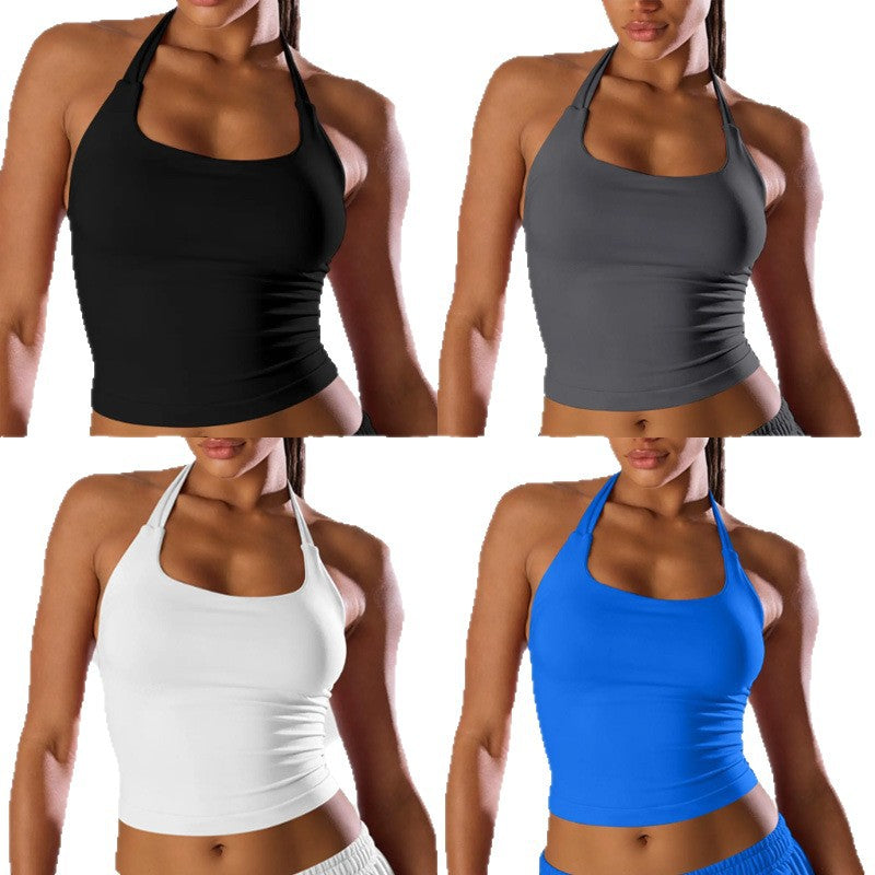 Damen Sportoberteil mit komfortablem Halter-Design und atmungsaktiven Materialien R&B
