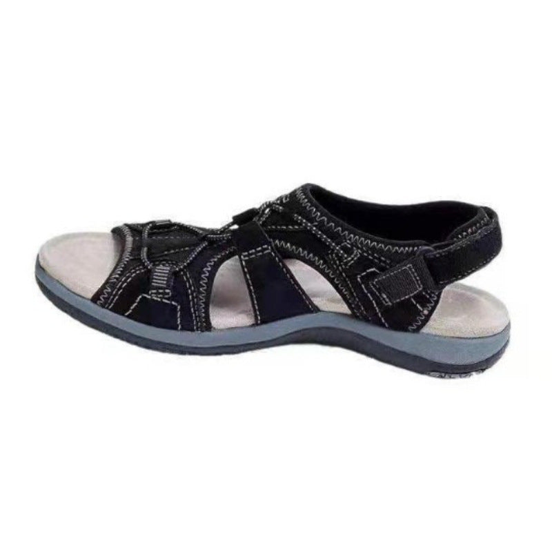 Damen Riemchen-Sandalen mit komfortabler Schnallenverstellung und atmungsaktivem Obermaterial R&B