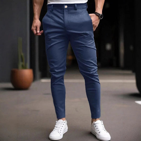 Herren Chinohose Slim Fit mit Seitentaschen