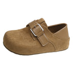 Damen komfortable Clogs mit modischer Schnalle R&B