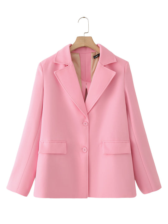 Damen Blazer-Short-Set mit eleganter Schnittführung und praktischen Taschen R&B