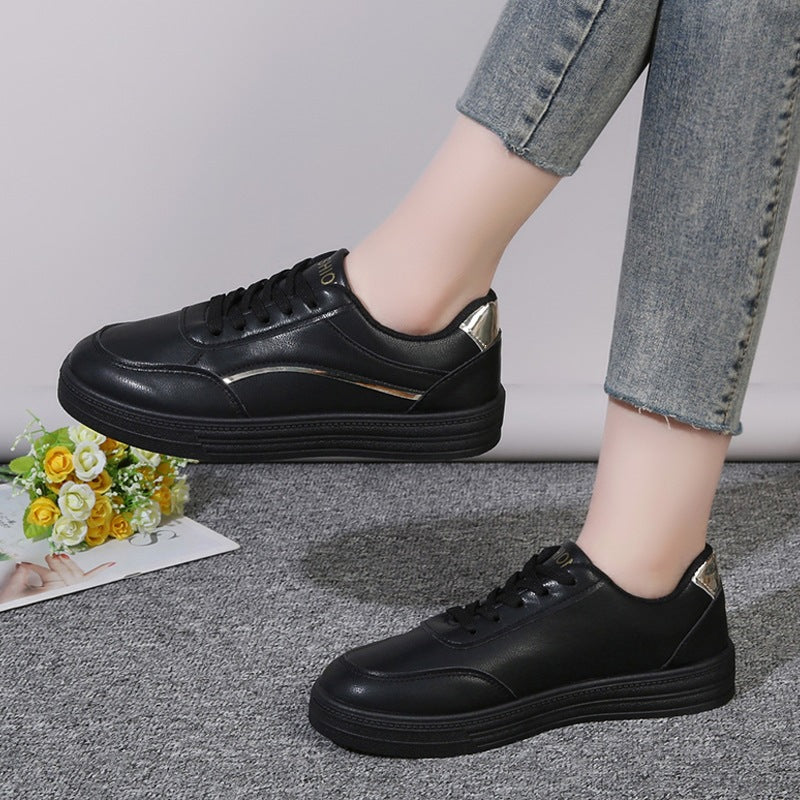 Damen Modische und elegante Sneaker mit metallic Akzenten R&B