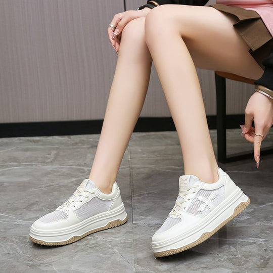 Damen Sportliche Sneakers mit atmungsaktivem Mesh-Obermaterial und dämpfender Laufsohle R&B