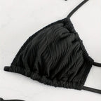 Damen Triangel-Bikini mit raffiniertem Rüschendesign R&B