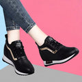 Damen Wedge-Sneaker mit modischen Akzenten und rutschfester Sohle R&B