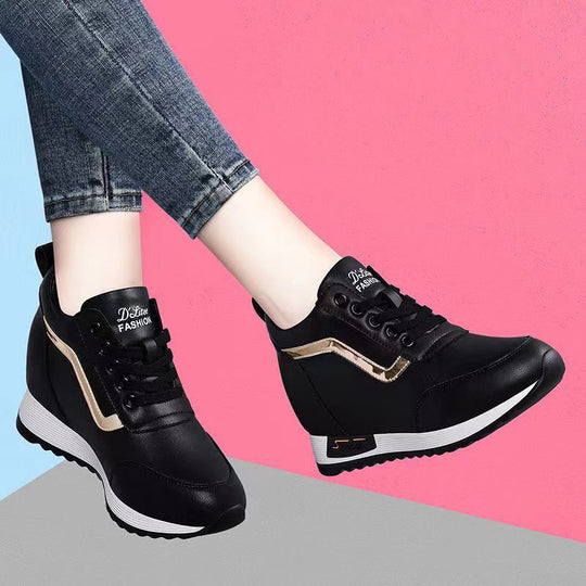 Damen Wedge-Sneaker mit modischen Akzenten und rutschfester Sohle R&B