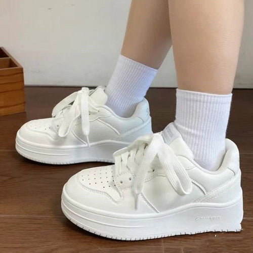 Damen Sportliche Sneakers mit hoher Sohle und gepolsterter Innensohle R&B