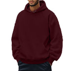 Damen Kapuzenpullover mit lässigem Schnitt und praktischer Kängurutasche R&B
