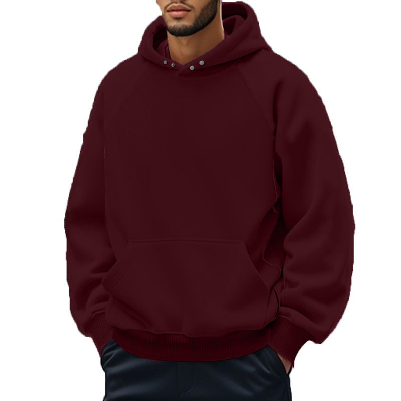 Damen Kapuzenpullover mit lässigem Schnitt und praktischer Kängurutasche R&B