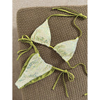 Damen Glitzer-Bikini mit verstellbaren Bändern R&B