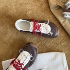 Damen modische Sneaker mit doppeltem Schnürsystem und atmungsaktiver Sohle