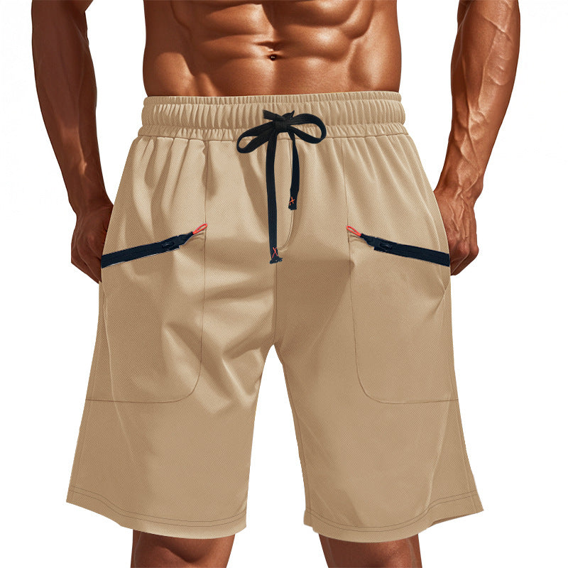 Herren Sportliche Shorts mit vielseitigen Taschen und elastischem Bund R&B