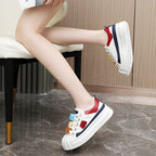 Damen Sneaker mit modischem Schnürdesign und komfortabler Laufsohle R&B