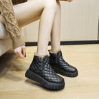 Damen Steppstiefel mit kuscheligem Lammfellfutter R&B