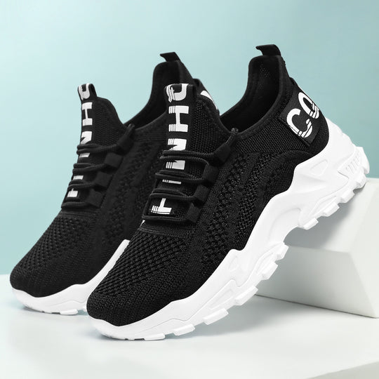 Damen Sportliche Sneaker mit atmungsaktiver Mesh-Oberfläche und Federungssystem R&B