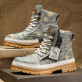 Damen Sportliche High-Top Boots mit strapazierfähigem Denim-Obermaterial R&B