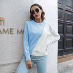 Damen modischer Pullover mit strukturiertem Design R&B