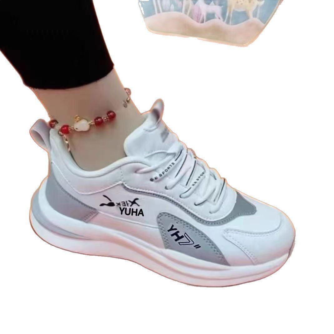 Damen Modische Fitness-Sneaker mit gepolsterter Sohle und atmungsaktivem Obermaterial R&B