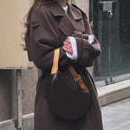 Damen oversized Wollmantel R&B