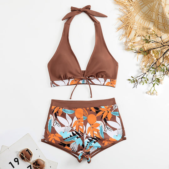 Damen Sportliches Bikiniset mit floralem Design R&B