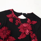 Damen Elegantes und florales Abendkleid R&B