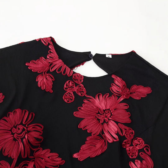 Damen Elegantes und florales Abendkleid R&B