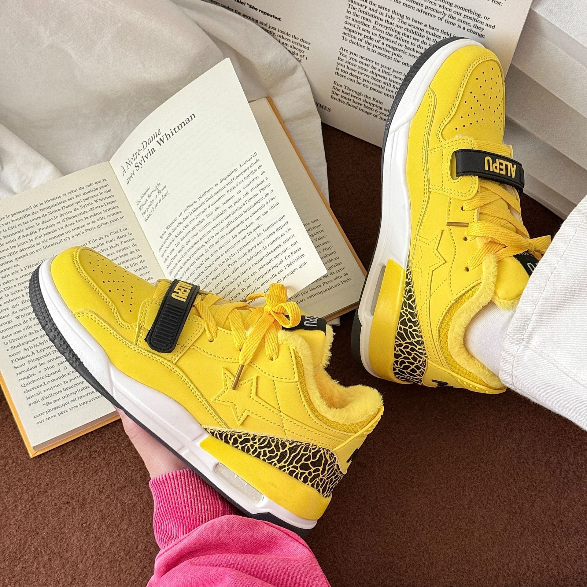Damen modische Freizeitschuhe mit robustem Design und komfortablem Futter