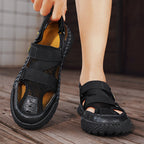 Damen Sportliche Komfortsandalen mit praktischem Klettverschluss R&B