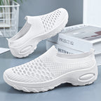 Damen Atmungsaktive Slip-On Laufschuhe mit elastischer Netzstruktur