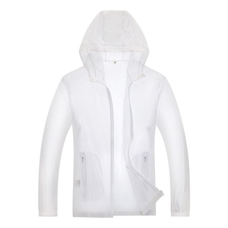 Herren ultraleichte Regenjacke mit verstellbarem Kapuzenbereich und reflektierenden Elementen R&B