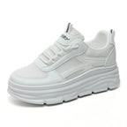 Damen elegante und bequeme Sneakers mit erhöhter Laufsohle R&B