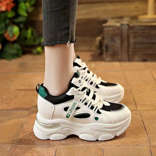 Damen Sportliche Chunky Sneakers mit atmungsaktiver Mesh-Oberfläche und dämpfender Sohle R&B