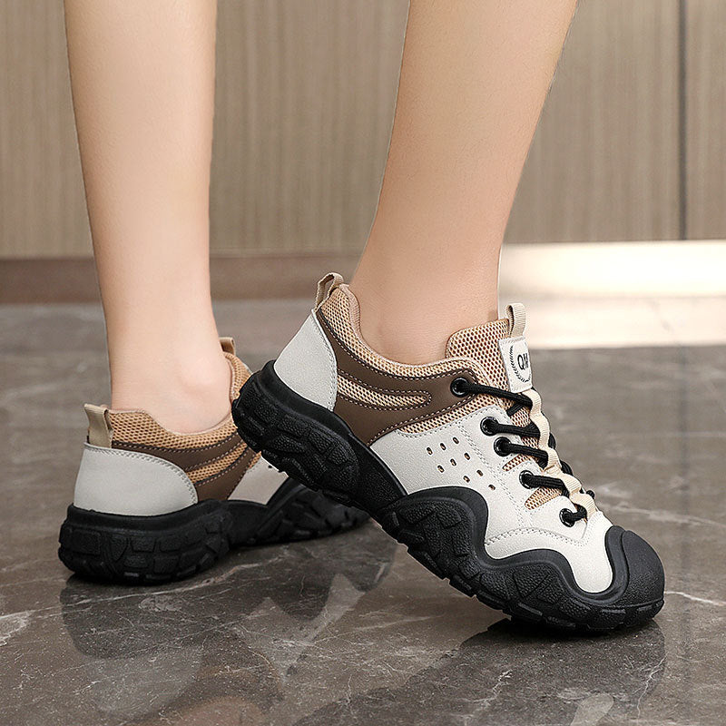 Damen sportliche Wanderschuhe mit rutschfester Sohle und atmungsaktivem Obermaterial R&B