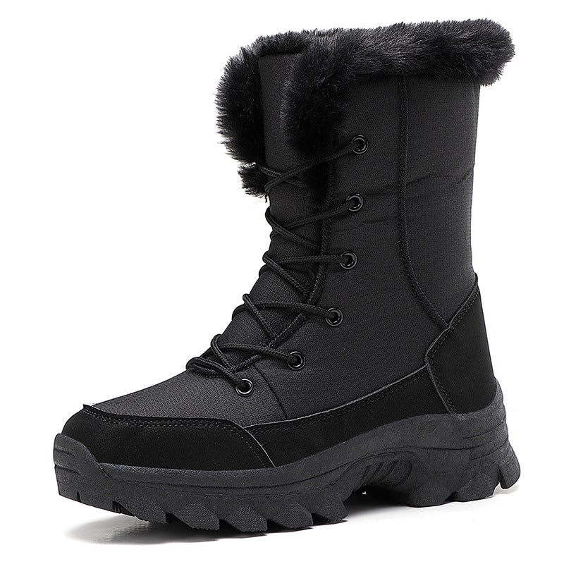 Damen Winterstiefel mit isolierendem Innenfutter und rutschfester Profilsohle R&B