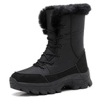 Damen Winterstiefel mit isolierendem Innenfutter und rutschfester Profilsohle R&B