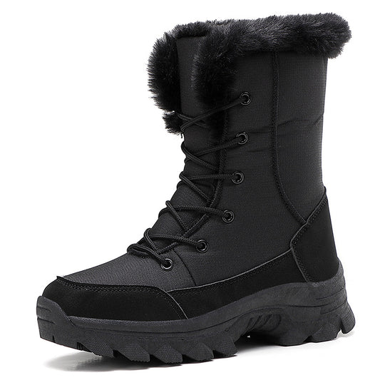 Damen Winterstiefel mit isolierendem Innenfutter und rutschfester Profilsohle R&B