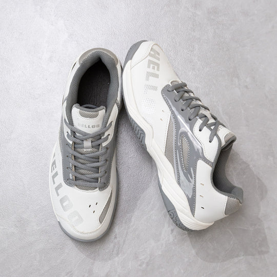 Unisex nan leichte atmungsaktive Indoor-Tennisschuhe mit stoßdämpfender Gummisohle R&B